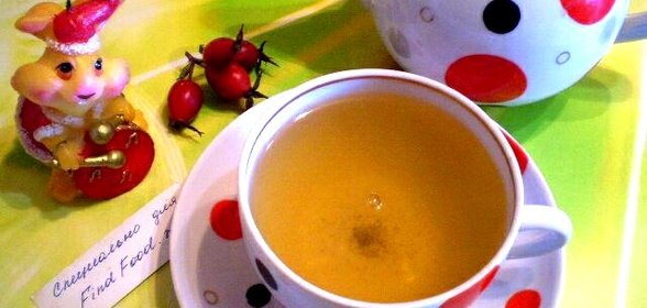 Зеленый чай с травами и шиповником