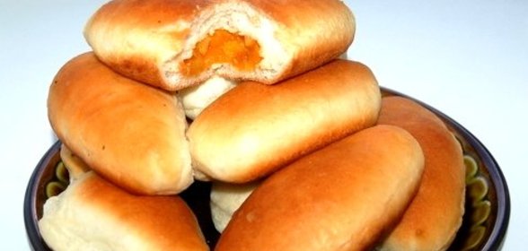 Пирожки с курагой