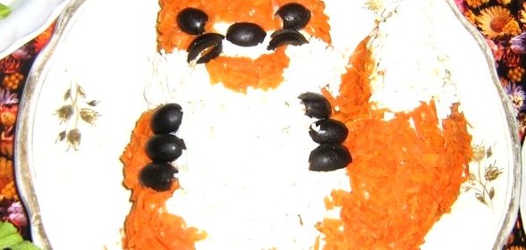 Салат Белочка