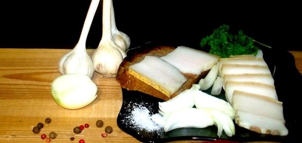 Засолка сала сухим способом