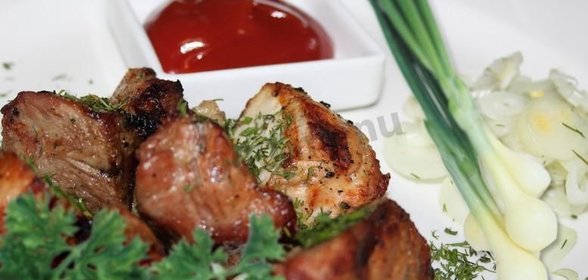 Грузинский шашлык из свинины