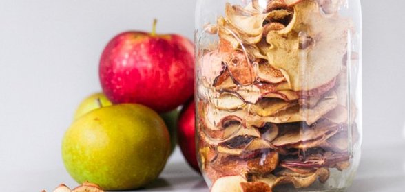 Простые яблочные чипсы