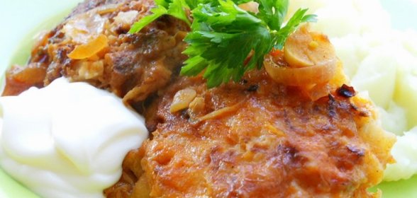 Капустные котлеты в томате