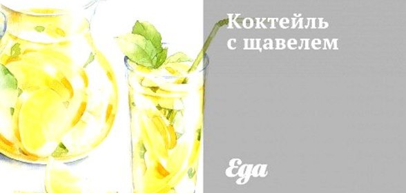 Коктейль с щавелем