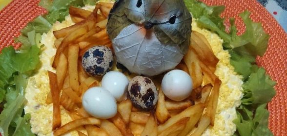 Салат Гнездо глухаря