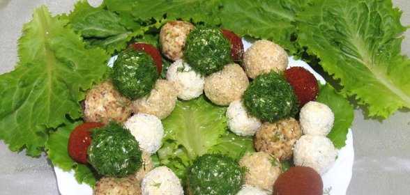 Закусочные шарики к празднику