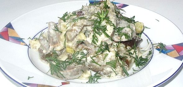 Сердечки с овощами