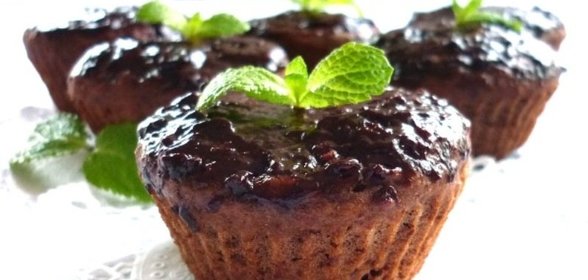 Кексы шоколадные без яиц и масла