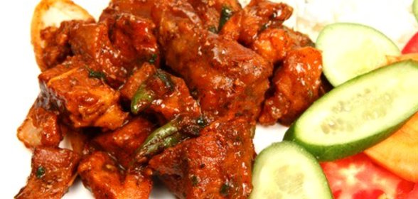 Ягнятина с чили и мятой