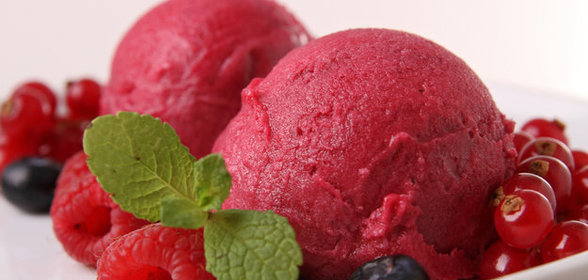 Малиновое сорбе