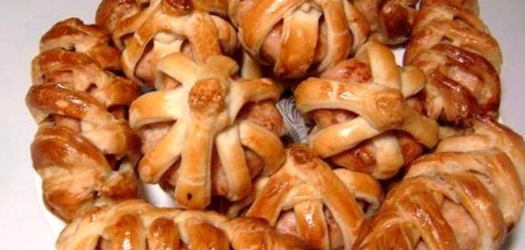 Котлеты в слоеном тесте