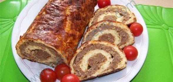Мясной рулет