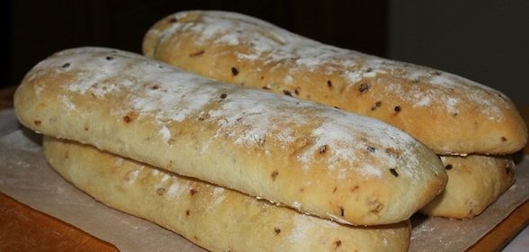 Чиабатта с луком