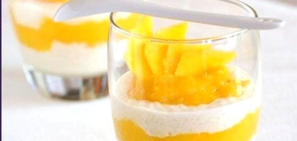Десерт из манго