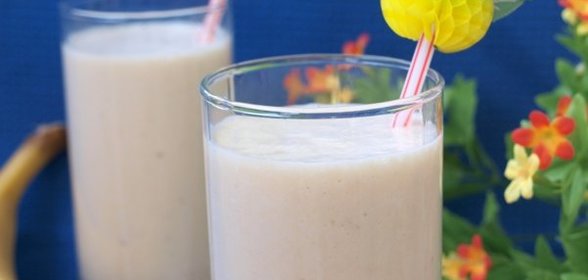 Молочный банановый коктейль