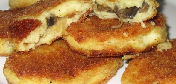 Картофельные зразы с грибами
