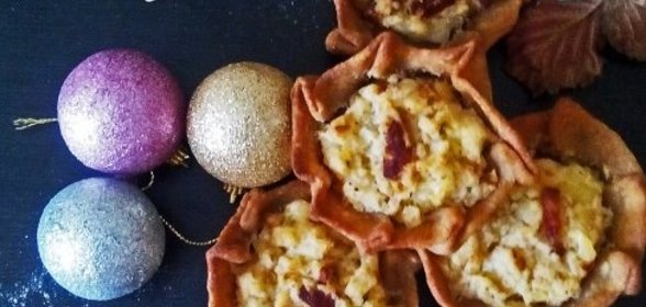 Колядки из ржаной муки с беконом и картофелем