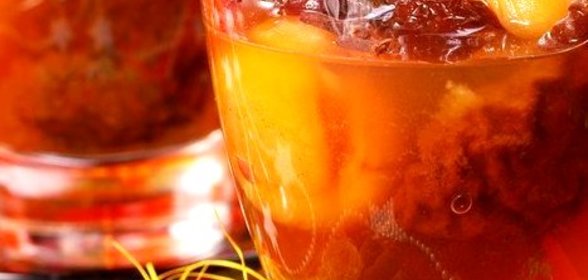 Компот из сухофруктов с цедрой