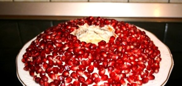 Салат Гранатовый браслет без свеклы