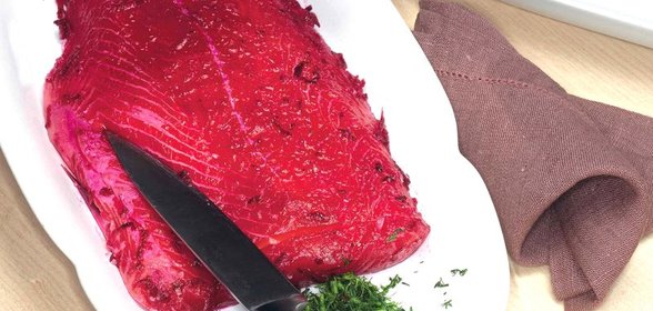 Свекольный лосось