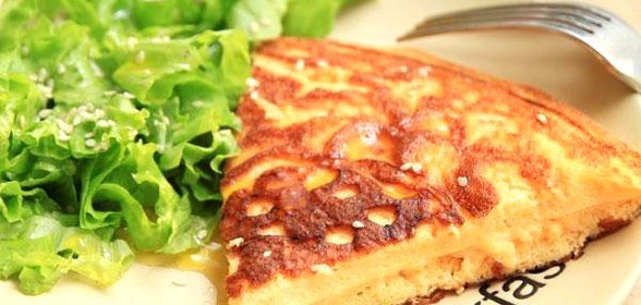 Омлет с сыром на пару