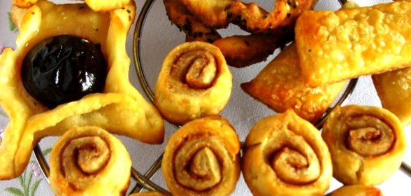 Слоеное творожное тесто