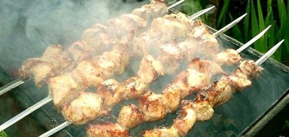 Шашлык свиной в луковом соке