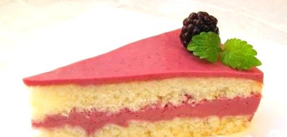 Ежевичный торт