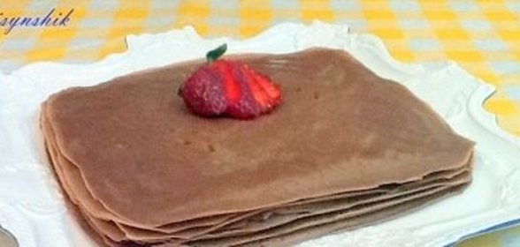 Блины шоколадные