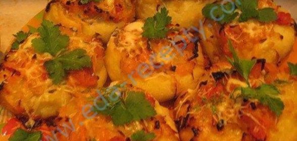 Мясные цветочки из свино-говяжьего фарша