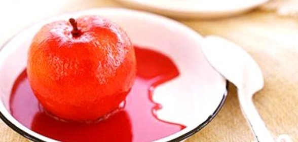 Нектарины с ромашковым сиропом