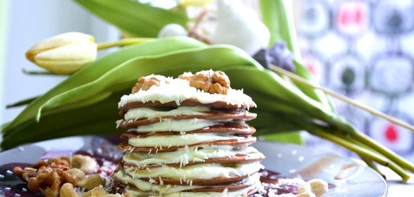 Банановые панкейки в мультиварке