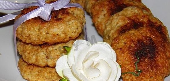 Гречневые котлеты из гречки с грибами