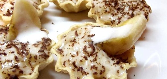 Тарталетки с бананом