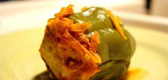 Перцы, фаршированные мясом и рисом