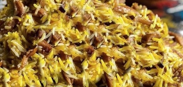 Плов с айвой