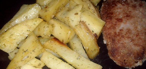 Картошечка по-деревенски в духовке