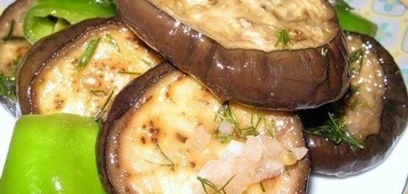 Баклажаны в заливке