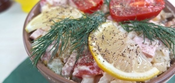 Тарталетки с картофелем и сыром