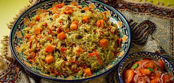 Плов с тыквой