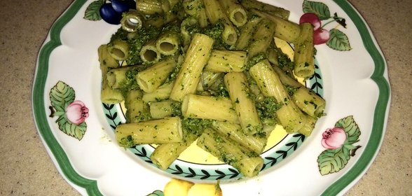 Тортильони с базиликом