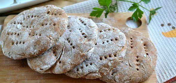 Ржаные лепёшки без дрожжей