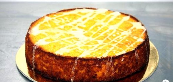 Пирог с клементинами и миндалем