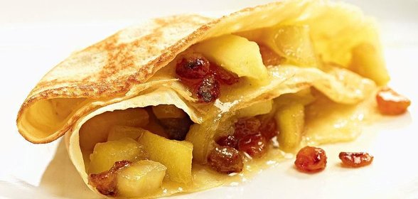 Блинчики с яблоками