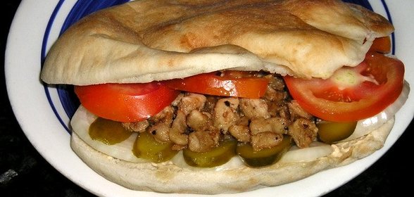 Шаурма в булке