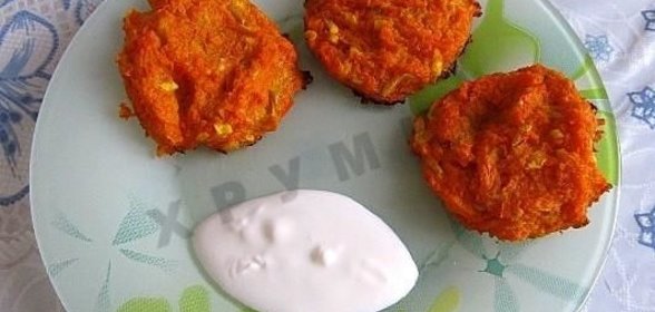 Морковно-яблочные котлетки