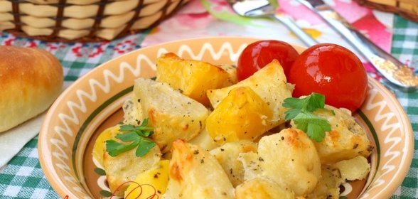 Печёный картофель Румяный
