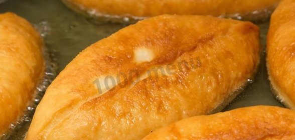 Жареные пирожки на воде