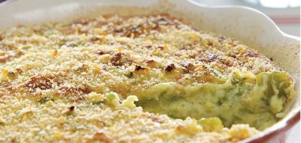 Запеканка из кабачков со сметаной