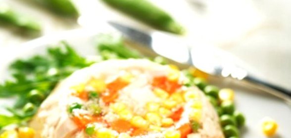 Заливное с яйцами